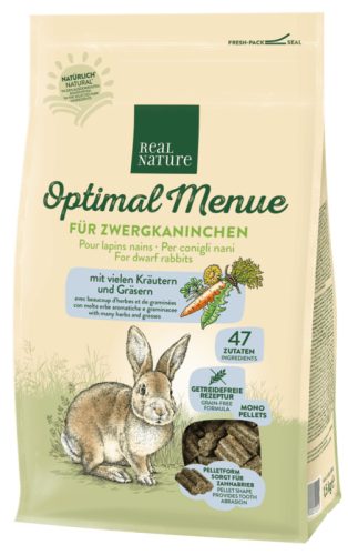 Real Nature törpenyúl eledel 1,5kg