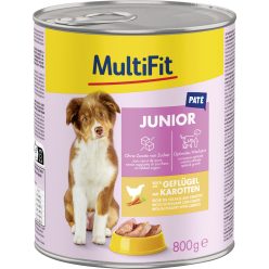 MultiFit kutya konzerv paté junior szárnyas 6x800g
