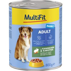 MultiFit kutya konzerv ragu adult nyúl&sárgarépa 6x800g