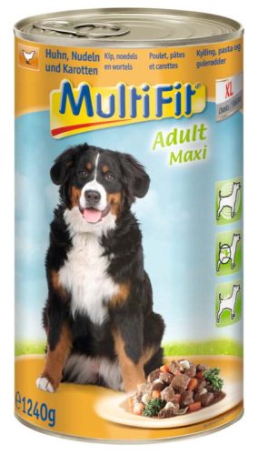 MultiFit kutya konzerv ragu adult maxi csirke 6x1240g