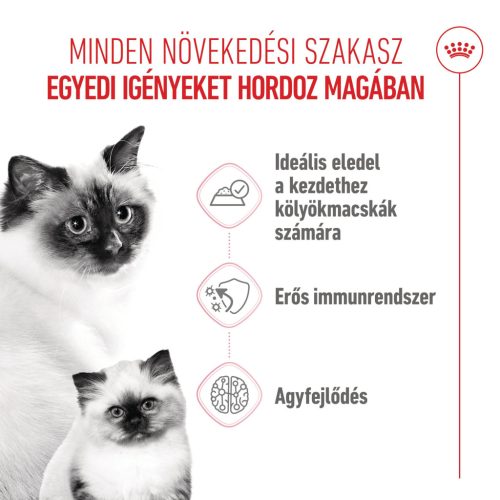 Royal Canin Feline Health Nutrition Babycat Instinctive macska konzerv 12x195g
