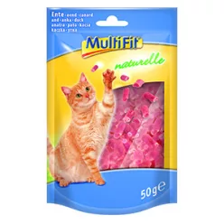 MultiFit Naturelle macska jutalomfalat kacsa 50g