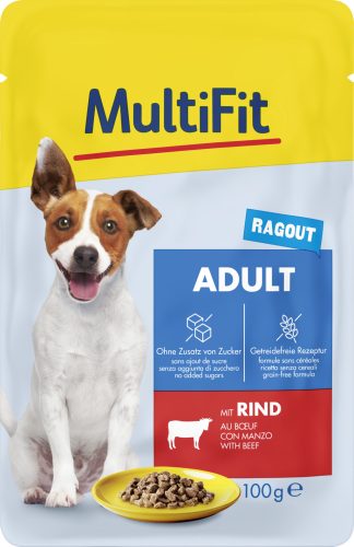 MultiFit Little Dog kutya tasak ragu marha BBQ 24x100g