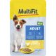 MultiFit Little Dog kutya tasak adult csirke&zöldség 24x100g