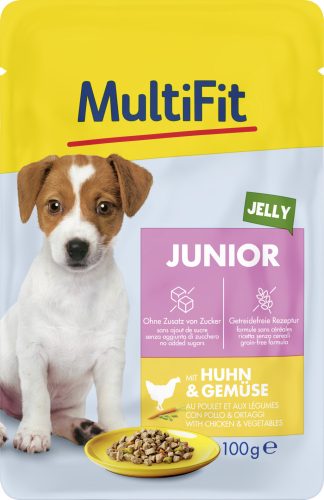 MultiFit Little Dog kutya tasak puppy csirke 24x100g