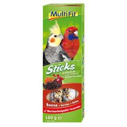 MultiFit Sticks madár eledel papagájoknak bogyós 2x90g