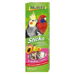   MultiFit Sticks madár eledel nagypapagájoknak gyümölcsös 2x90g