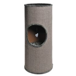 AniOne Tobi hordó kaparófa macskáknak szürke 40x100