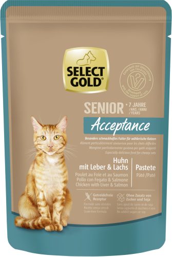 Select Gold Acceptance macska tasak senior 12x85g