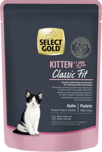 Select Gold macska tasak kitten csirke 12x85g