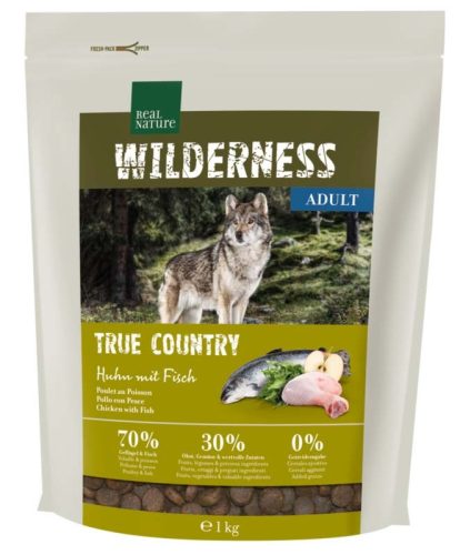 Real Nature Wilderness kutyaeledel adult csirke&hal 1kg