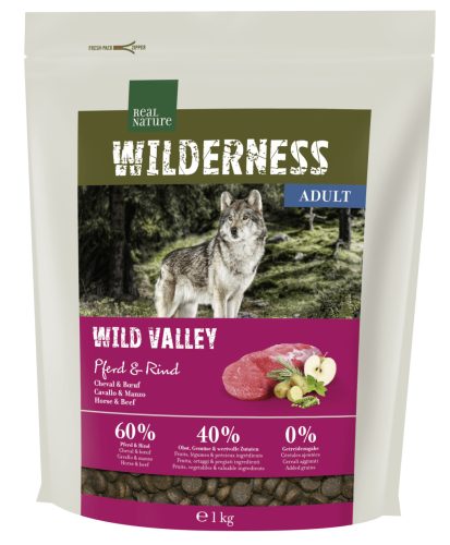 Real Nature Wilderness száraz kutyaeledel adult ló&marha 1kg