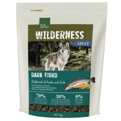   Real Nature Wilderness száraz kutyaeledel adult Dark Fjord gímszarvas&lazac 1kg
