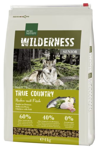 Real Nature Wilderness száraz kutyaeledel senior csirke&hal 4kg