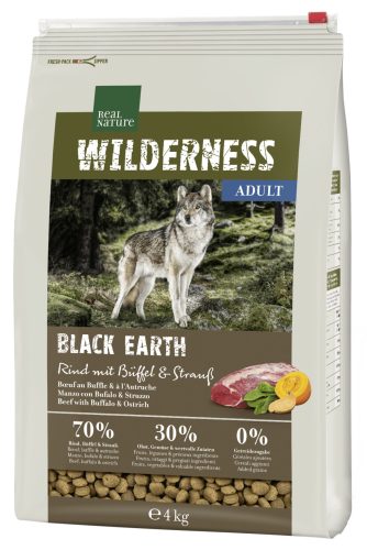 Real Nature Wilderness száraz kutyaeledel adult strucc&bivaly 4kg