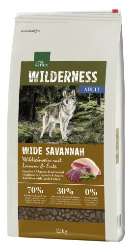 Real Nature Wilderness száraz kutyaeledel adult vaddisznó 12kg