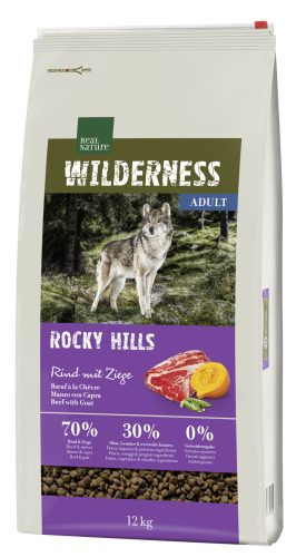 Real Nature Wilderness száraz kutyaeledel adult kecske&marha 12kg