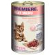 Premiere Meat Menu macska konzerv kitten marha&pulykaszív 6x400g