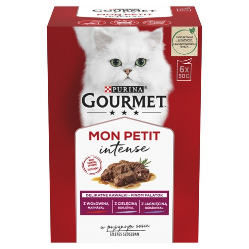 Gourmet Mon Petit macska tasak MP húsos 6x50g