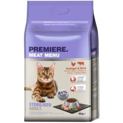 Premiere száraz macskaeledel sterilised szárnyas 4kg