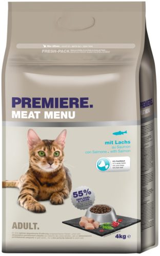 Premiere száraz macskaeledel adult lazac 4kg