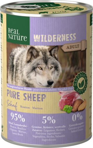 REAL NATURE Wilderness kutya konzerv adult birka 6x400g
