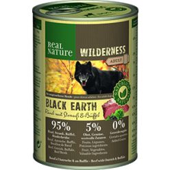   REAL NATURE Wilderness kutya konzerv adult marha&bivaly 6x400g