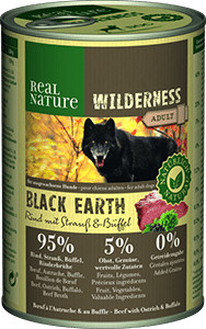 REAL NATURE Wilderness kutya konzerv adult marha&bivaly 6x400g