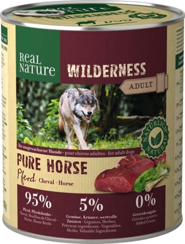 Real Nature Wilderness kutya konzerv adult lóhús 6x800g