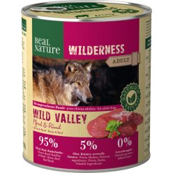 REAL NATURE Wilderness kutya konzerv adult ló&marha 6x800g