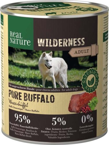 Real Nature Wilderness Pure Buffalo kutya konzerv adult bivaly 800g