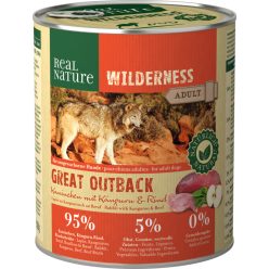   REAL NATURE Wilderness kutya konzerv adult nyúl&kenguru 6x800g