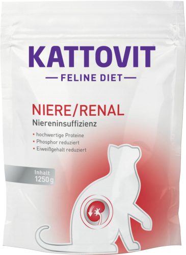 Kattovit Feline Diet tasak vesekímélő macskaeledel 1,25kg