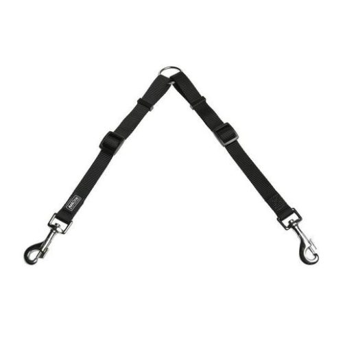 AniOne kutya póráz Classic nejlon fekete XS/28-44 cm