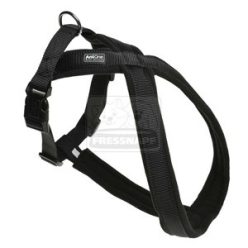 AniOne kutya X-hám Classic nejlon fekete M/55cm