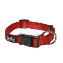 AniOne Classic kutya nyakörv nejlon piros M