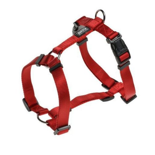 AniOne kutya H-hám Classic nejlon piros L/78 cm
