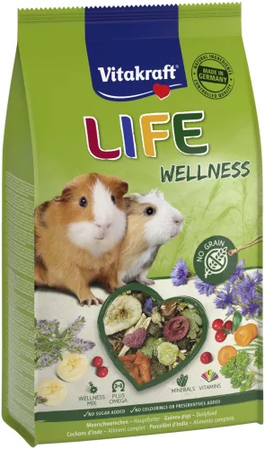 Vitakraft Life Wellness kisemlőseledel tengerimalacnak 600g