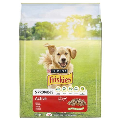 Friskies kutya szárazeledel active 3kg