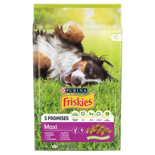 Friskies Maxi száraz kutyaeledel marha 10kg