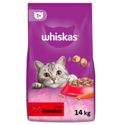 Whiskas száraz macskaeledel marha 14kg