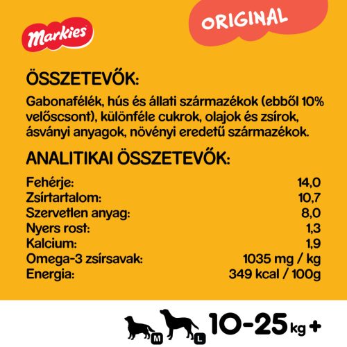 Pedigree Markies kutyakeksz velőscsonttal 150g