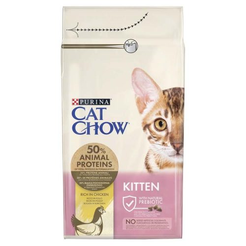 Cat Chow  száraz macskaeledel kitten csirke 1,5kg