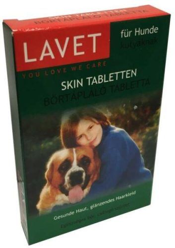 LAVET tabletta bőrtápláló kutyáknak 50db