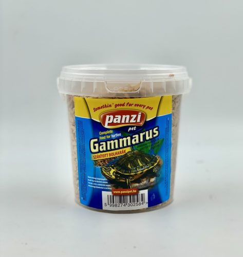 Panzi eledel hüllőknek gammarus vödrös 85g