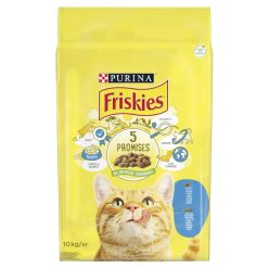 Friskies száraz macskaeledel adult lazac&zöldség 10kg