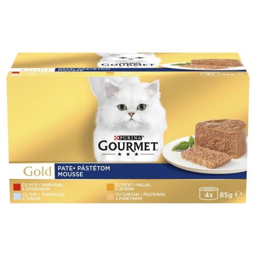 Gourmet Gold macska konzerv MP pástétom 4x85g