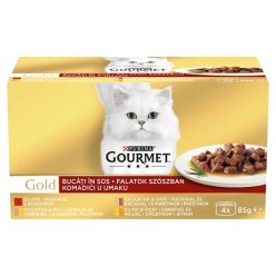 Gourmet Gold macska konzerv MP szósz 4x85g