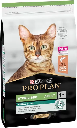 Pro Plan Sterilised Renal Plus száraz macskaeledel lazac 1,5kg