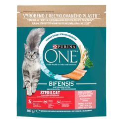   PURINA ONE STERILCAT Lazacban gazdag száraz macskaeledel 800g